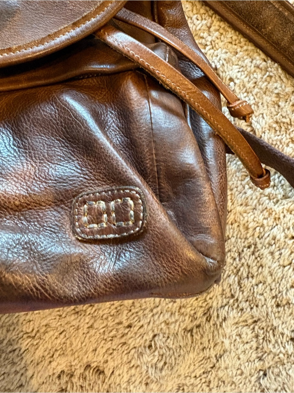 BedStu Dabney Leather Mini Backpack - Picture 5 of 9